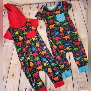 Baby Toddler Boy Dinosaur Rompers
